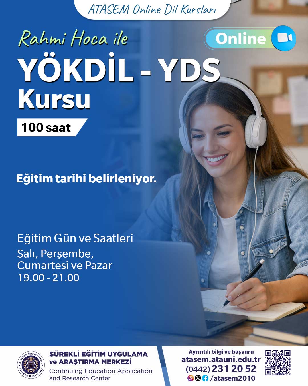 YÖKDİL - YDS Kursu (Online)