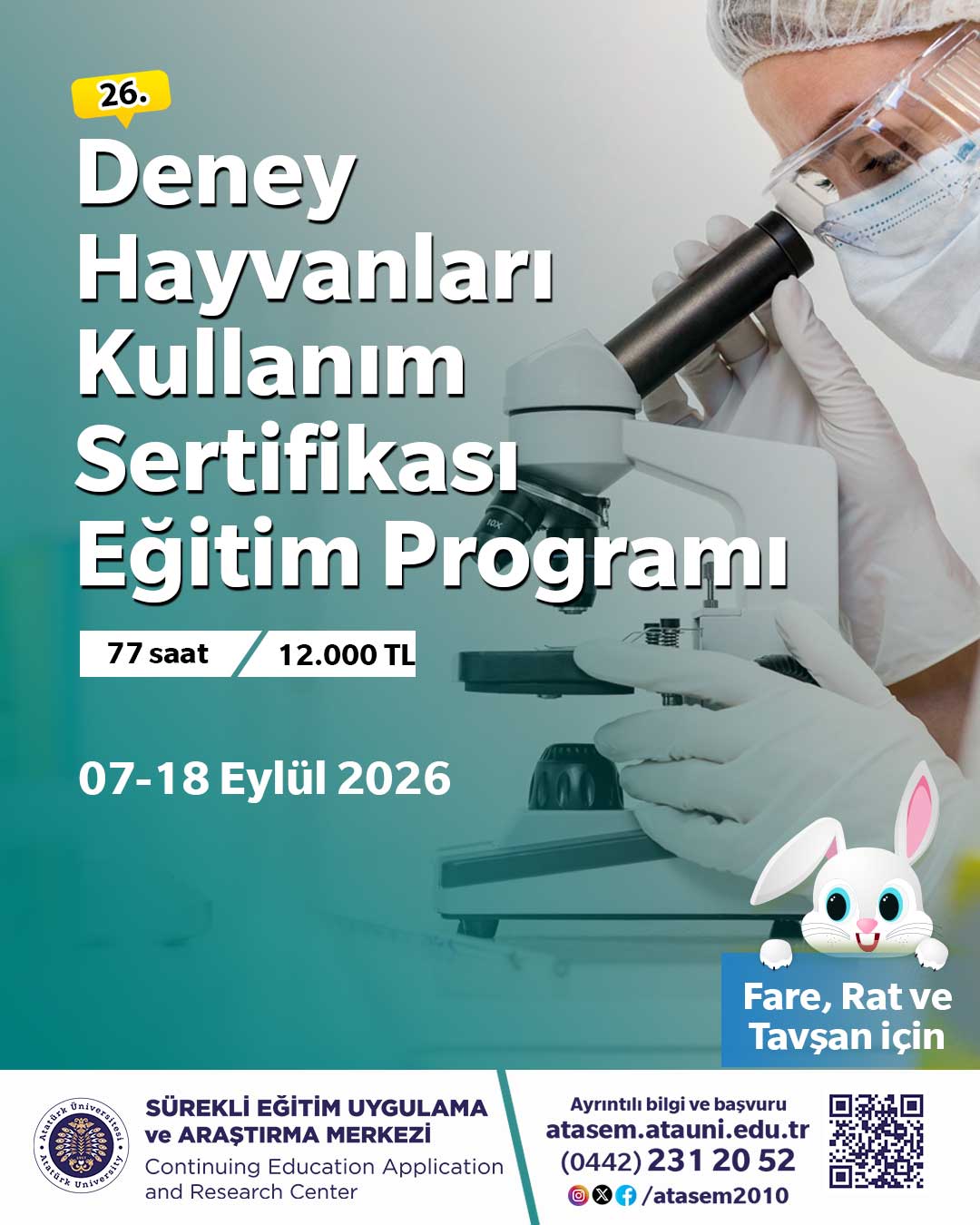 Deney Hayvanları Kullanım Sertifikası Eğitim Programı