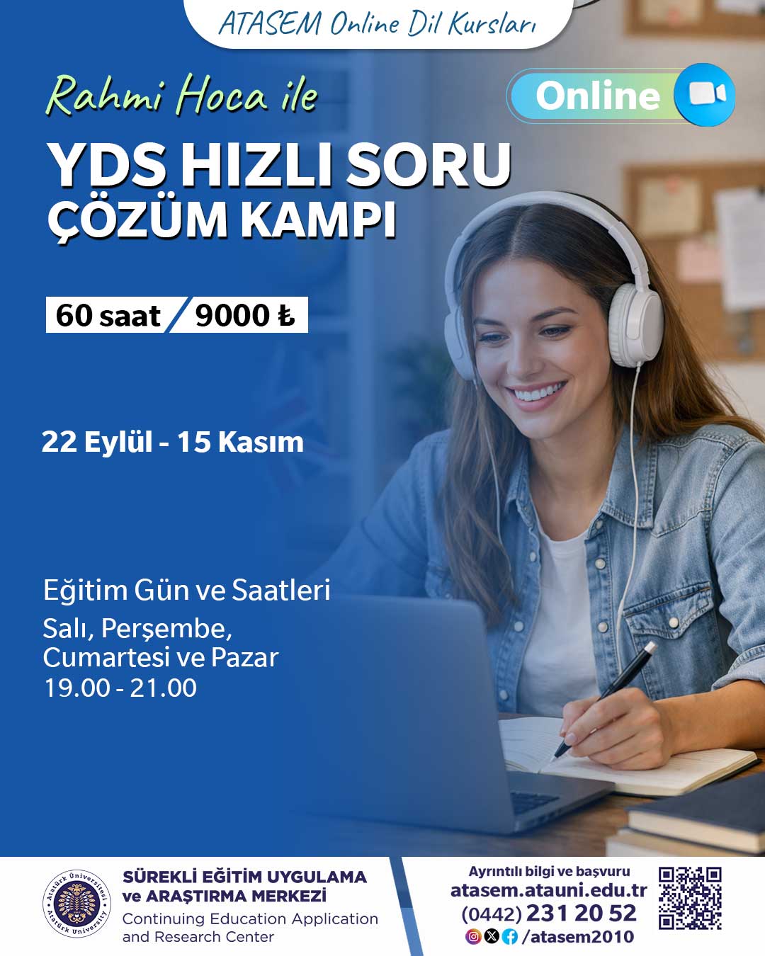 YDS Hızlı Soru Çözüm Kampı