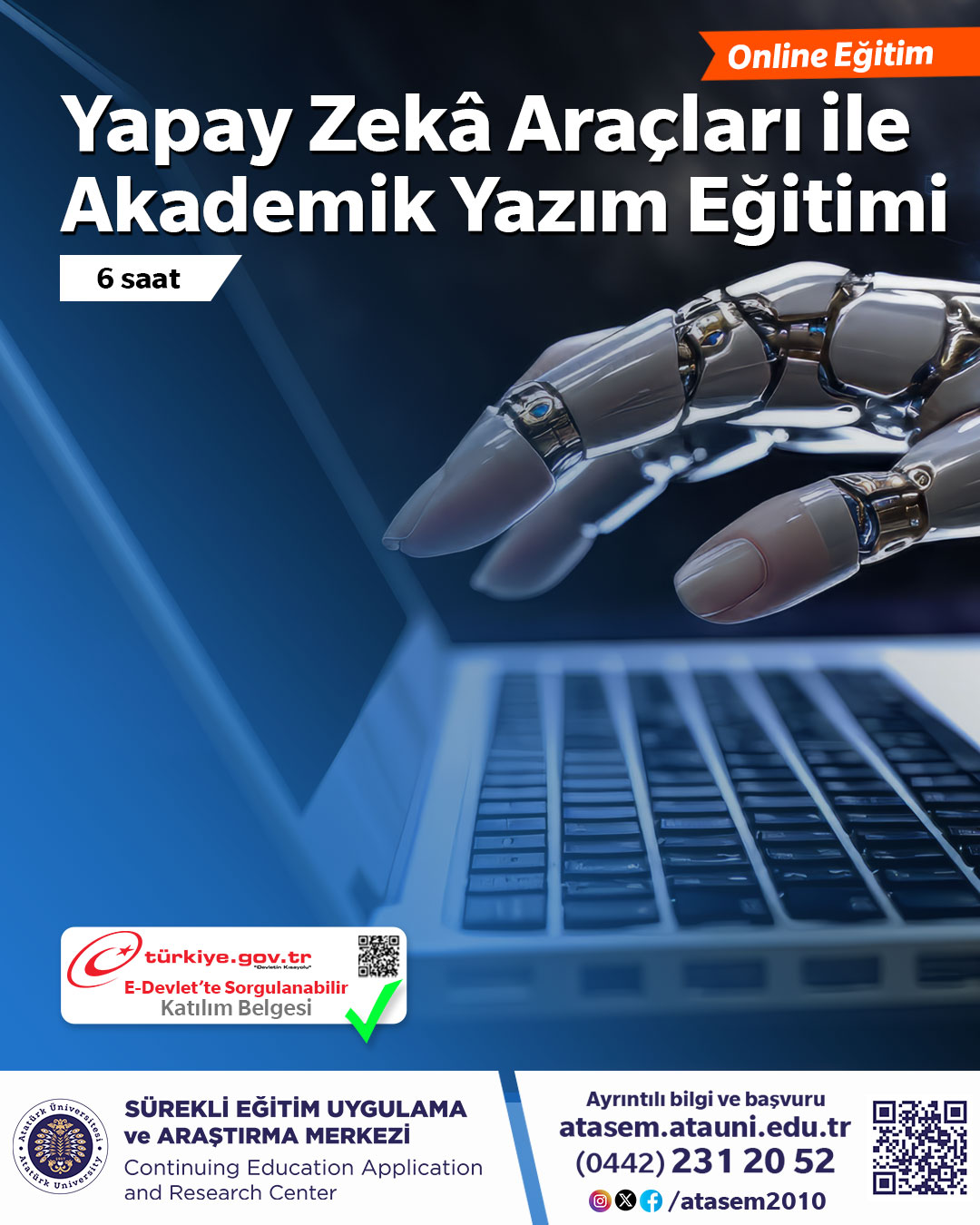 YAPAY ZEKA ARAÇLARI İLE AKADEMİK YAZIM EĞİTİMİ