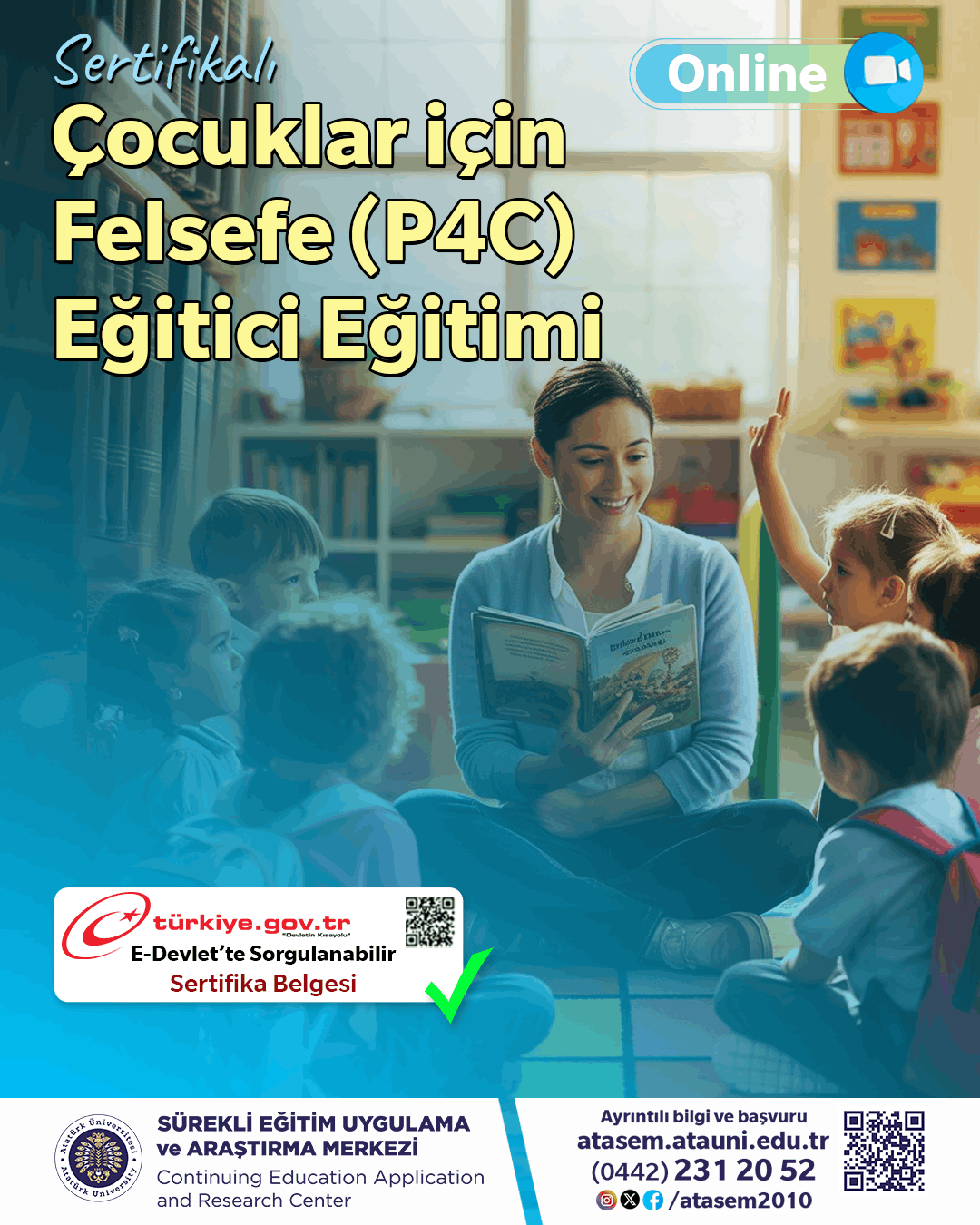Çocuklar İçin Felsefe (P4C) Eğitici Eğitimi