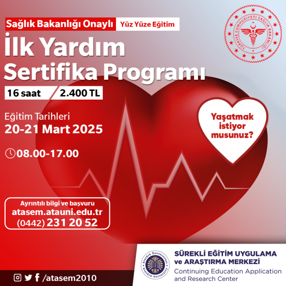 İlk Yardım Sertifika Programı