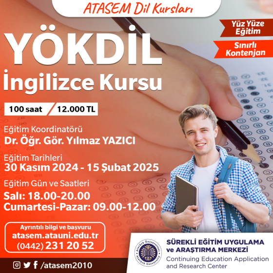 YÖKDİL İngilizce Kursu