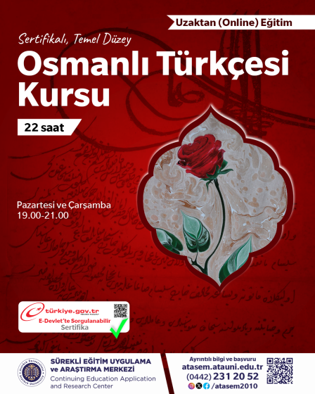 Osmanlı Türkçesi Kursu