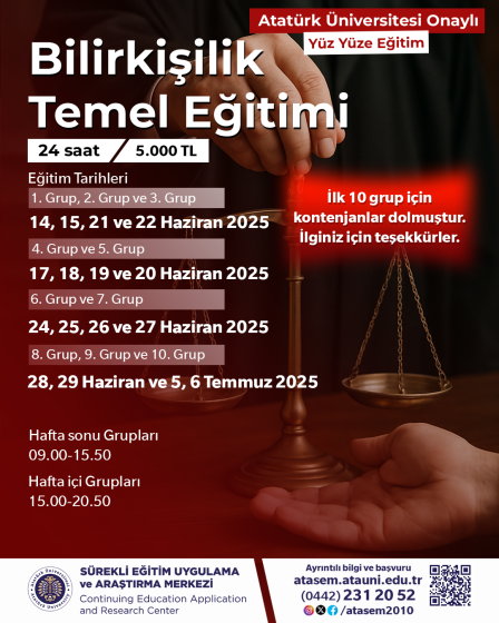 Bilirkişilik Temel Eğitimi