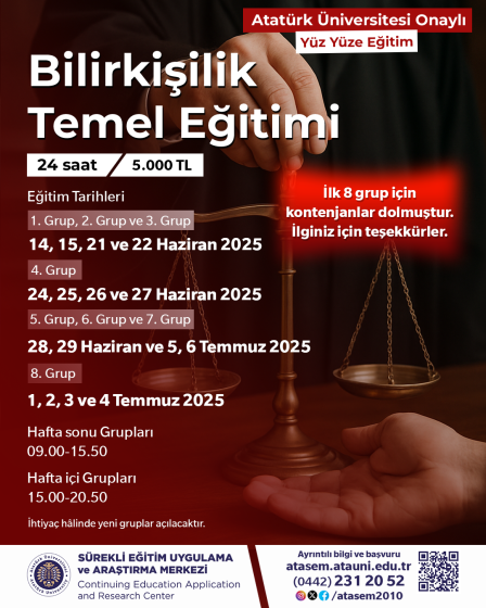 Bilirkişilik Temel Eğitimi