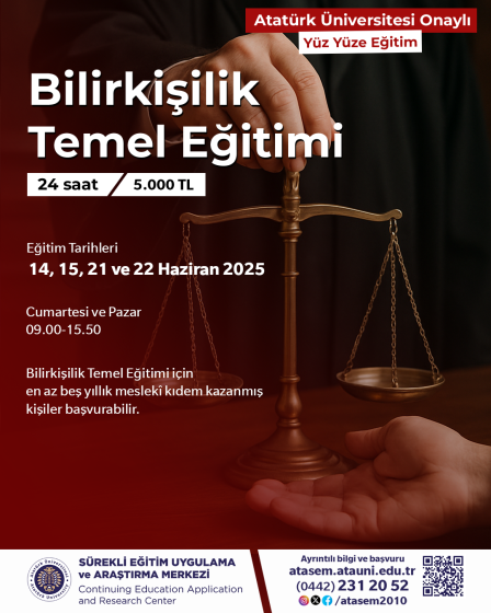 Bilirkişilik Temel Eğitimi