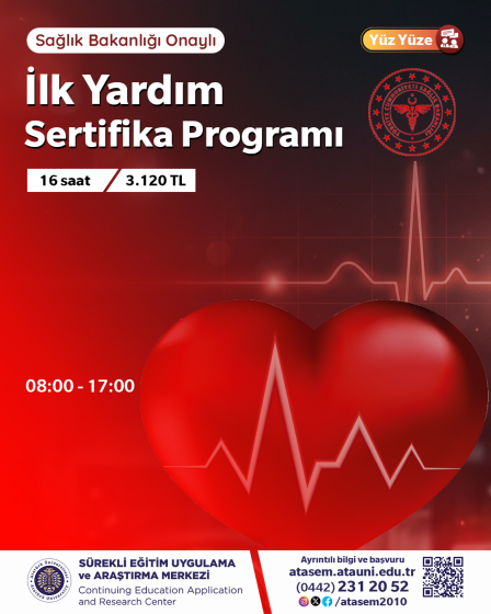 İlk Yardım Sertifika Programı