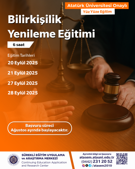 Bilirkişilik Yenileme Eğitimi