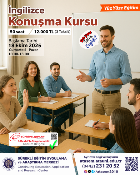İngilizce Konuşma Kursu