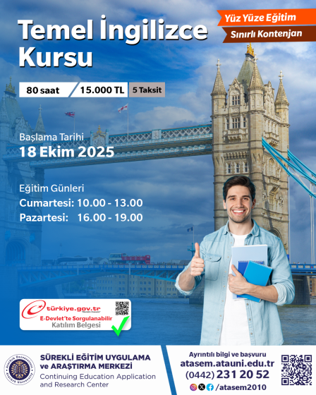Temel İngilizce Kursu