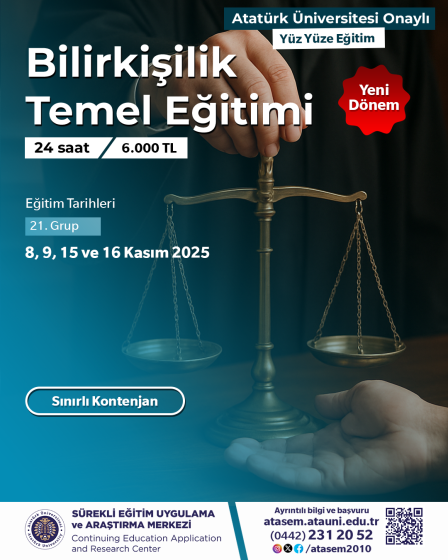 Bilirkişilik Temel Eğitimi