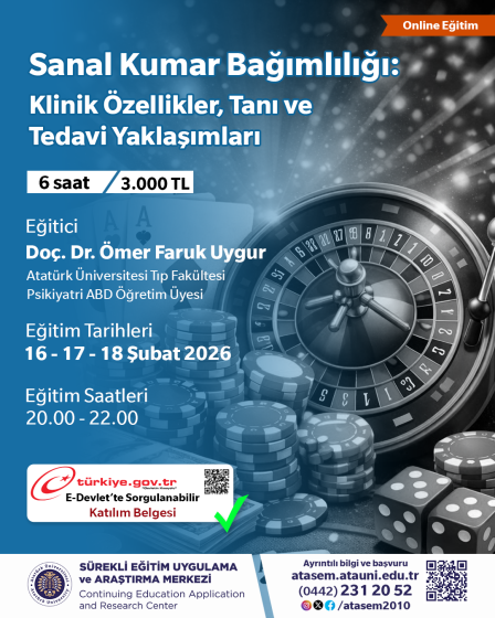 Sanal Kumar Bağımlılığı: Klinik Özellikler, Tanı ve Tedavi Yaklaşımları