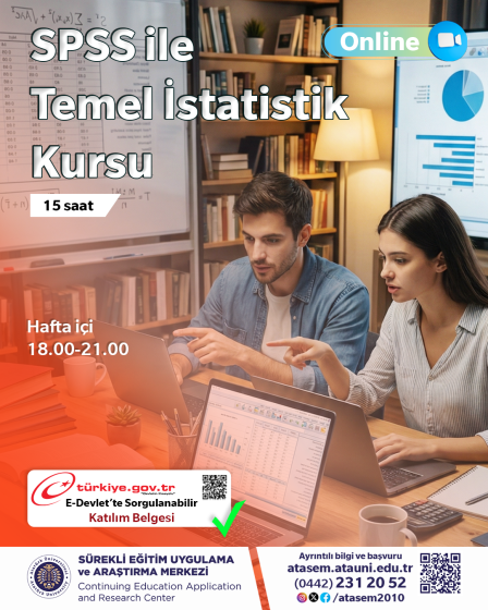 SPSS ile Temel İstatistik Kursu